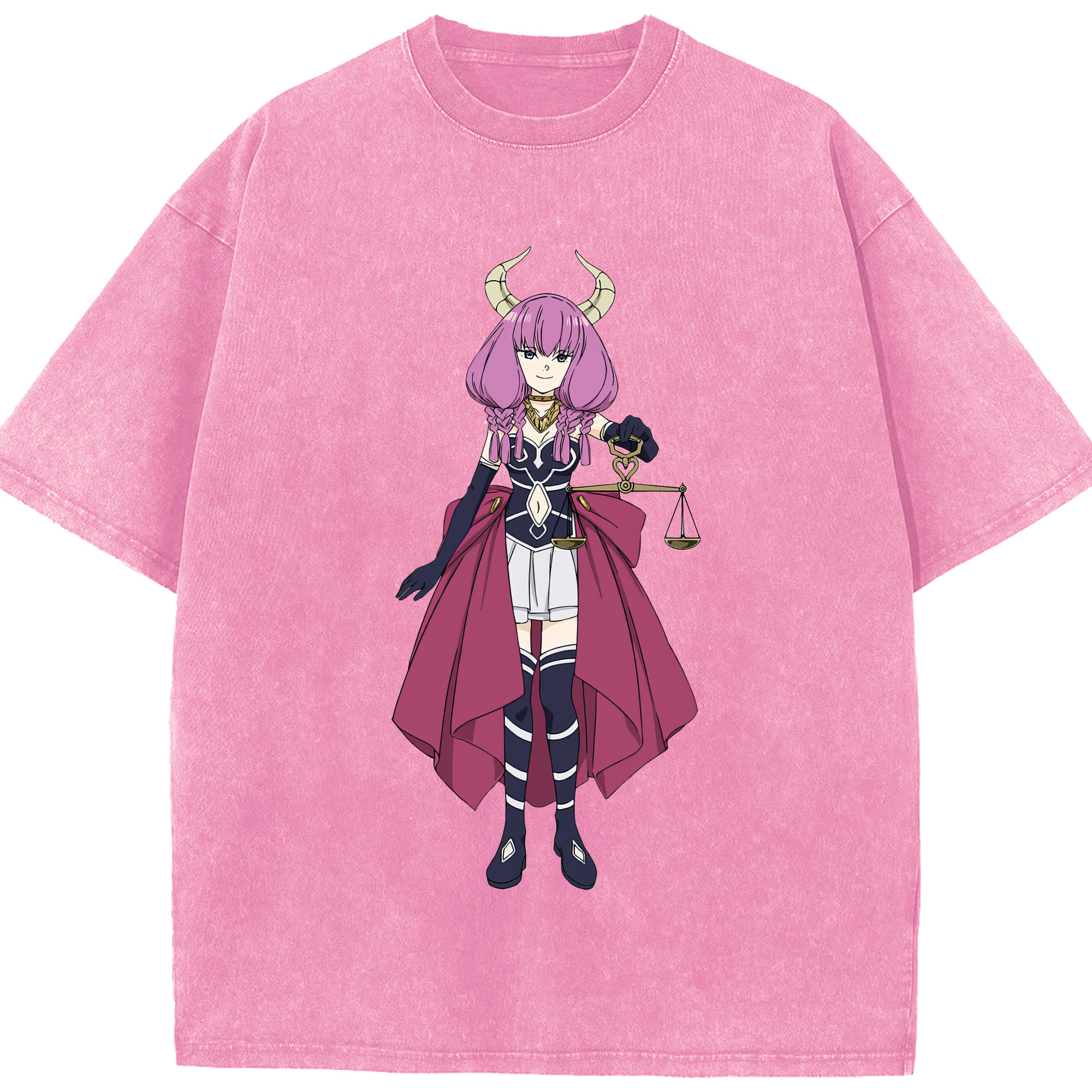 （画像用） 葬送のフリーレン Frieren 綿100% ヴィンテージ風 半袖Tシャツ（フロントプリント）